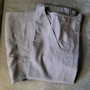 Dagacci Gray Scrub Set size Small